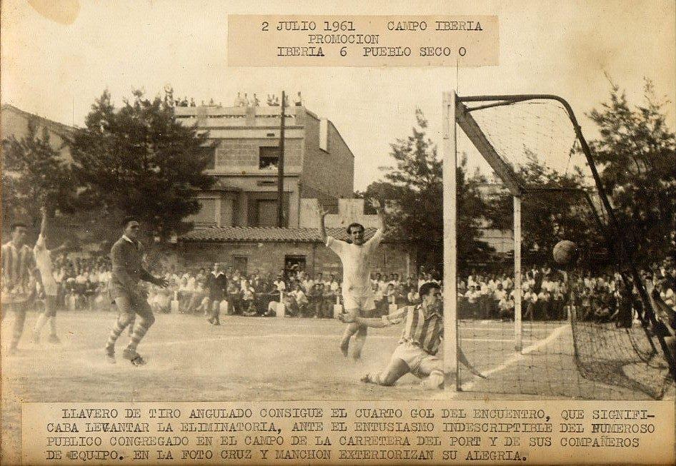 Gol de Llavero - 2 julio 1961 - Campo del Iberia